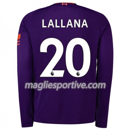 Completo Calcio Liverpool Lallana 20 Divisa Trasferta 2018/2019 ML